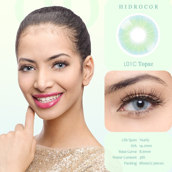 Lovely! 1 PAIR / 2 PCS Hidrocor 13 Soft Contact Lens Doll Eyes Vibrant Lenses Graded SALE