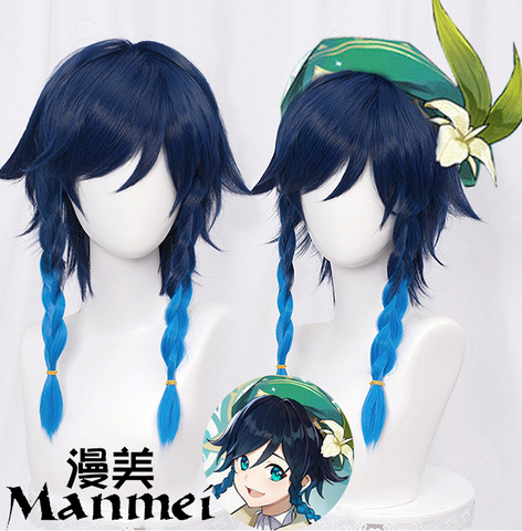 Manmei Wigs: Genshin Impact Venti Cosplay Wigs (Authentic)