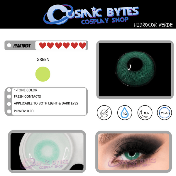Lovely! 1 PAIR / 2 PCS Hidrocor 13 Soft Contact Lens Doll Eyes Vibrant Lenses Graded SALE