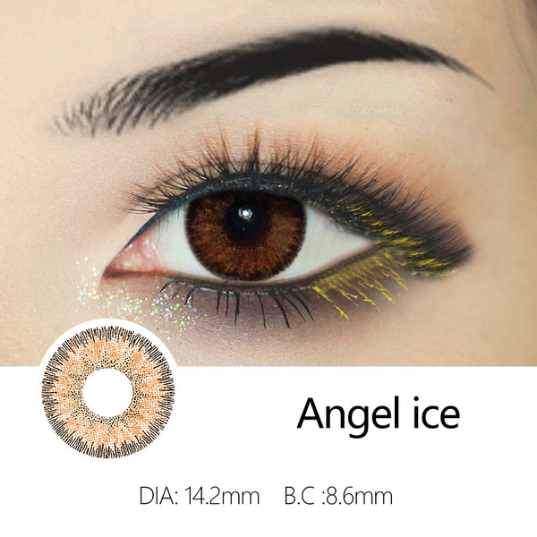 Lovely! 1 PAIR / 2 PCS Angel Ice Soft Contact Lens Doll Eyes Vibrant Lenses Graded SALE