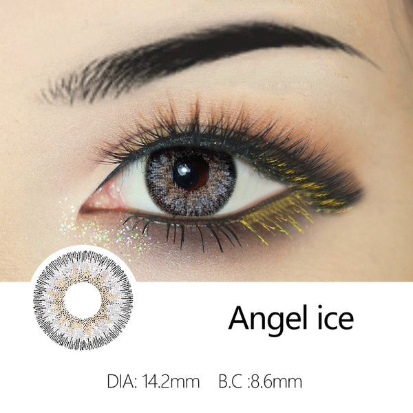 Lovely! 1 PAIR / 2 PCS Angel Ice Soft Contact Lens Doll Eyes Vibrant Lenses Graded SALE