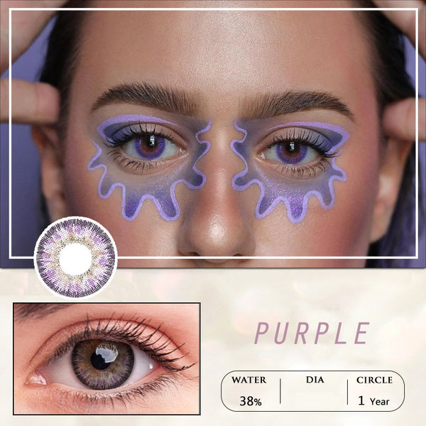 Lovely! 1 PAIR / 2 PCS Angel Ice Soft Contact Lens Doll Eyes Vibrant Lenses Graded SALE
