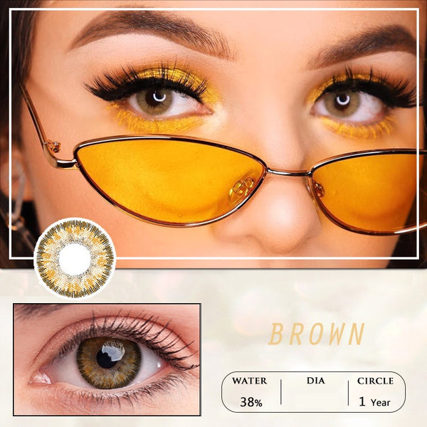 Lovely! 1 PAIR / 2 PCS Angel Ice Soft Contact Lens Doll Eyes Vibrant Lenses Graded SALE